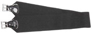 Girth Race Single Elastic Patent 75mm Black [:80cm 110gm]