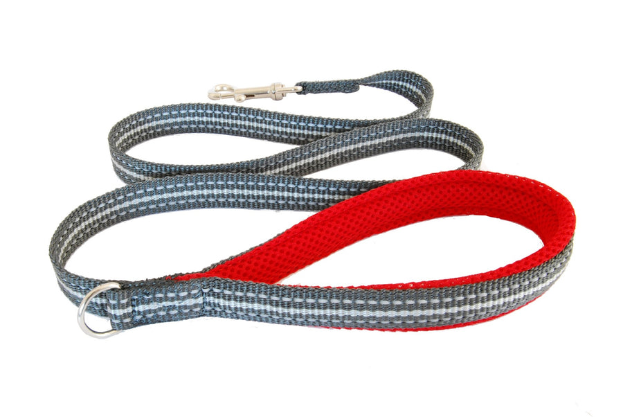 Coralpina Dog Leash Cinquetorri Reflective Red [:7 - 8]