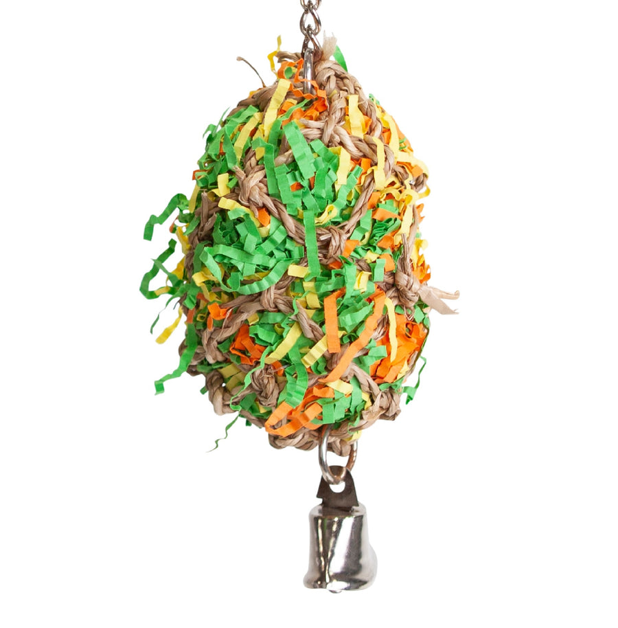 Bird Toy Kazoo Crinkle Ball & Bell [:medium]