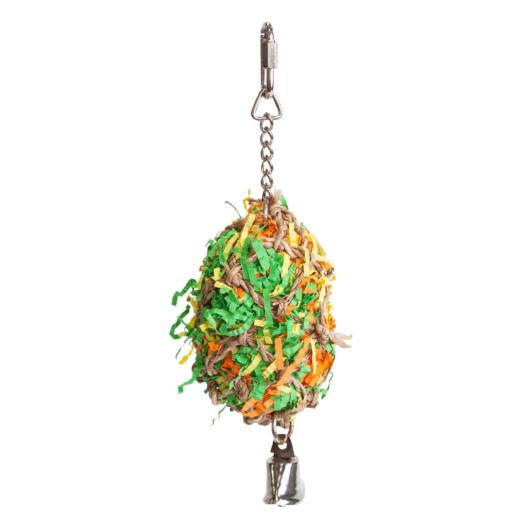 Bird Toy Kazoo Crinkle Ball & Bell [:medium]
