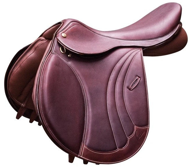 Pessoa Tomboy Jumping Saddle Dark Brown [:17.0"]