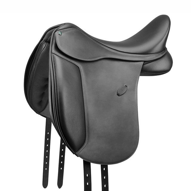 Arena Dressage Saddle Black [:43cm 17.0"]