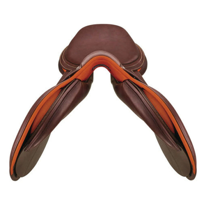 Bates Victrix Jumping Saddle Cair Havana Brown & Spice [:44cm 17.5"]