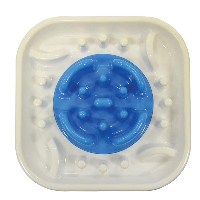 Bowl Scream Slow Feed Interactive 28cmx28cmx7cm Loud Blue