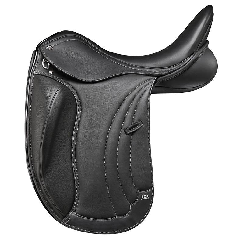 Pds Delicato Monoflap Dressage Saddle Black [:17.0"]