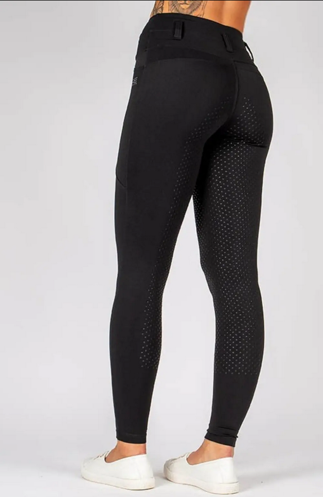 Tights Bare Equestrian Thermo Fit Winter Performance Riding Black [:extra Small]