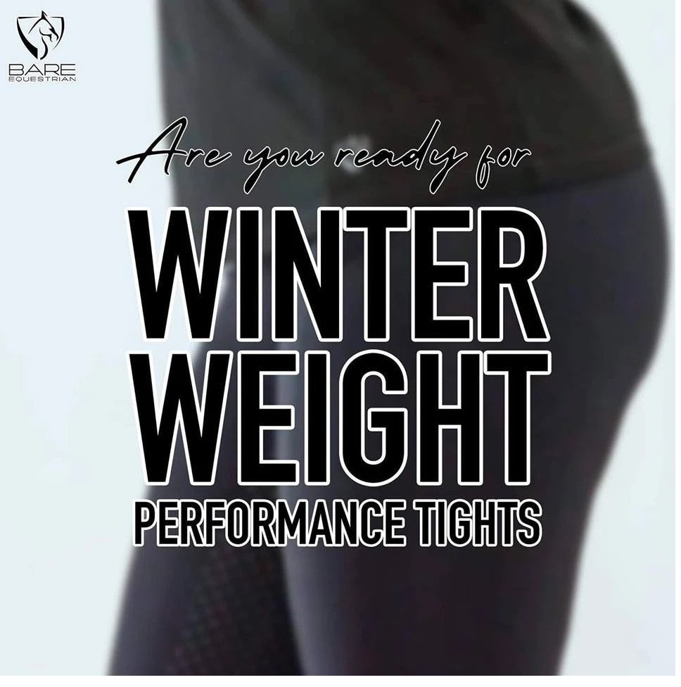 Tights Bare Equestrian Thermo Fit Winter Performance Riding Black [:large]