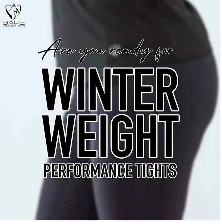 Tights Bare Equestrian Thermo Fit Winter Performance Riding Black [:large]