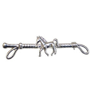 Stock Pin Huntington Horse Silver Colour