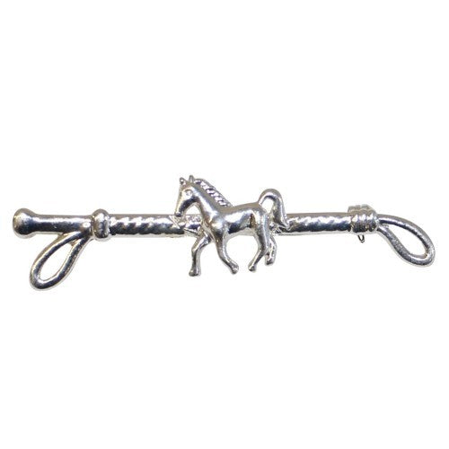 Stock Pin Huntington Horse Silver Colour