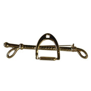 Stock Pin Huntington Stirrup Gold Colour