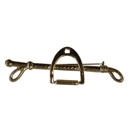 Stock Pin Huntington Stirrup Gold Colour