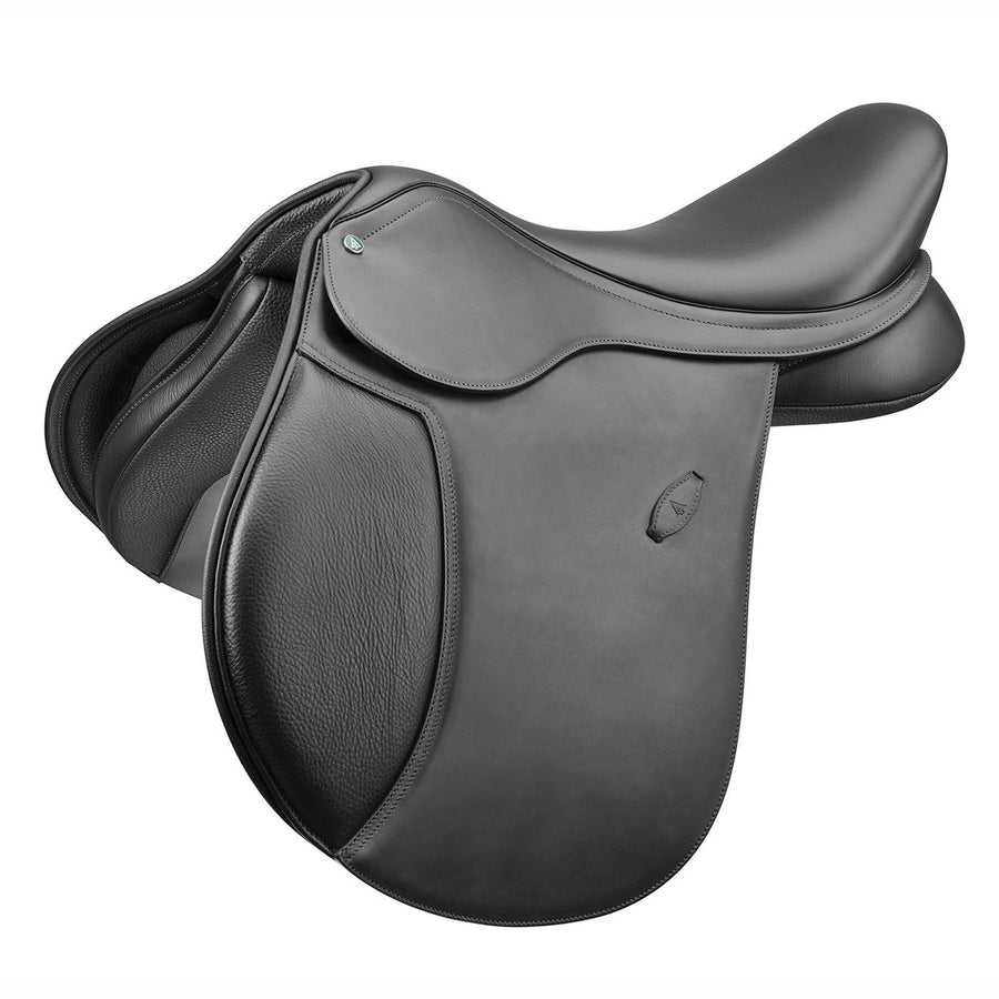 Arena All Purpose High Wither Saddle Black [:43cm 17.0"]
