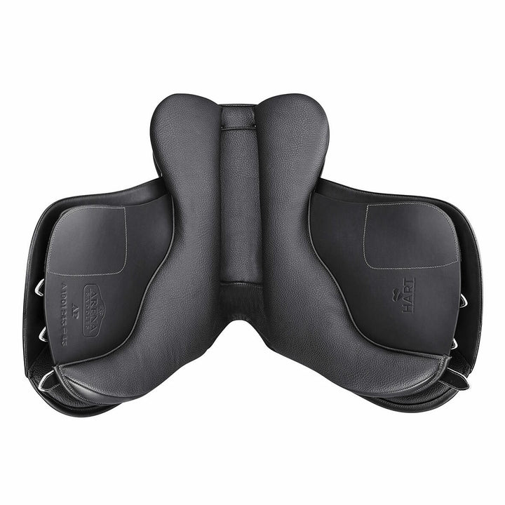 Arena All Purpose High Wither Saddle Black [:43cm 17.0"]
