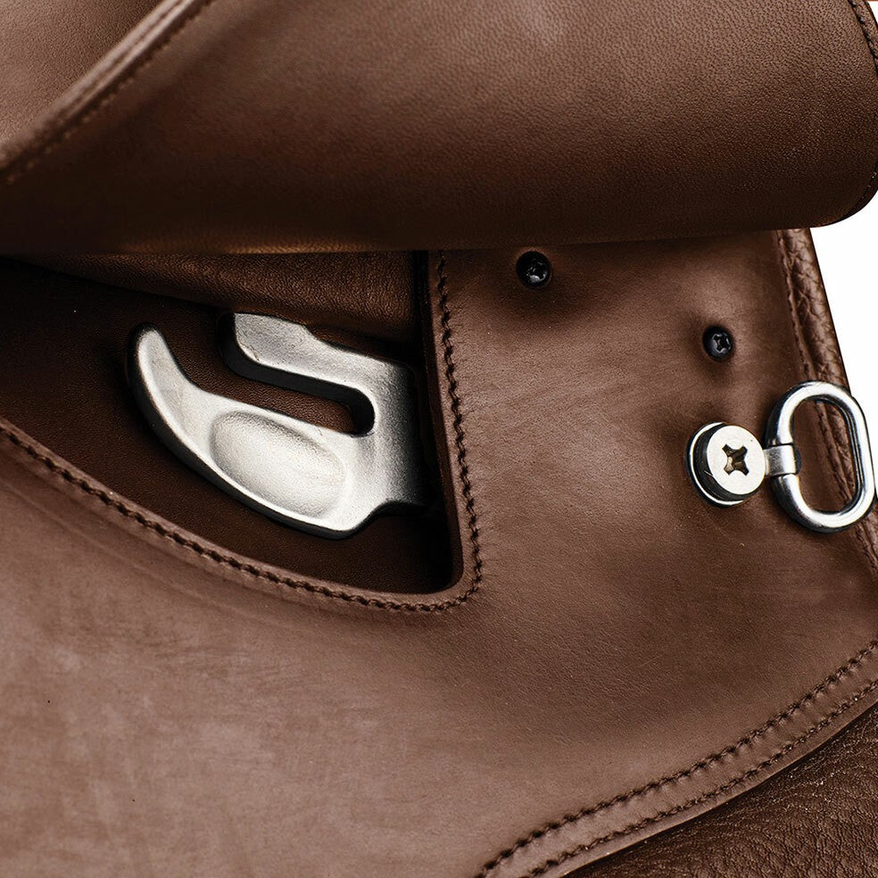Arena Dressage High Wither Saddle Brown [:43cm 17.0"]