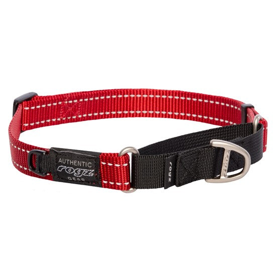 Rogz Dog Collar Control Web Red [:small]