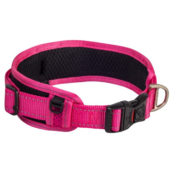 Rogz Dog Collar Classic Padded Pink [:xxl]
