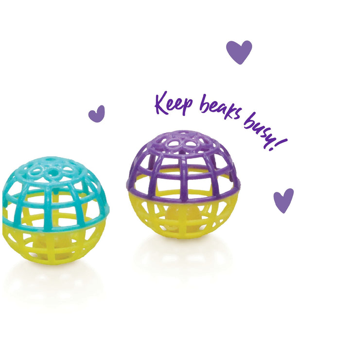Bird Toy Roller Balls 4 Pack
