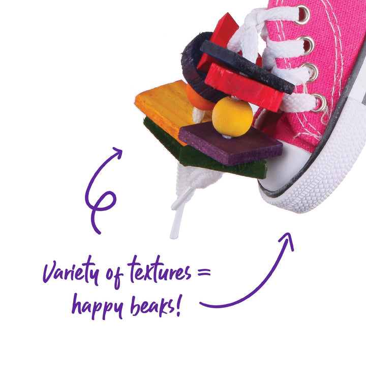 Bird Toy With Sneaker & Chips Small