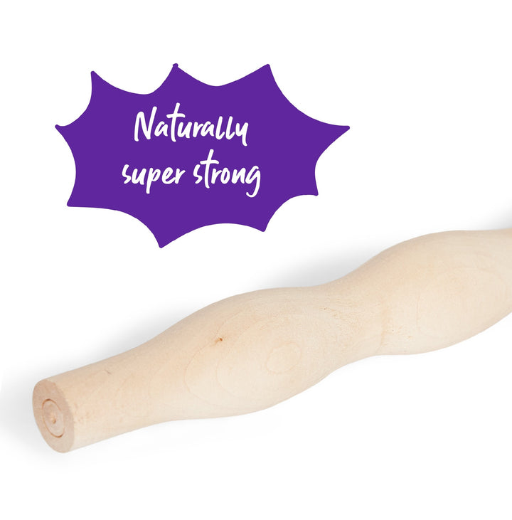 Bird Perch Wooden Ergonomic 25cm 2 Pack 