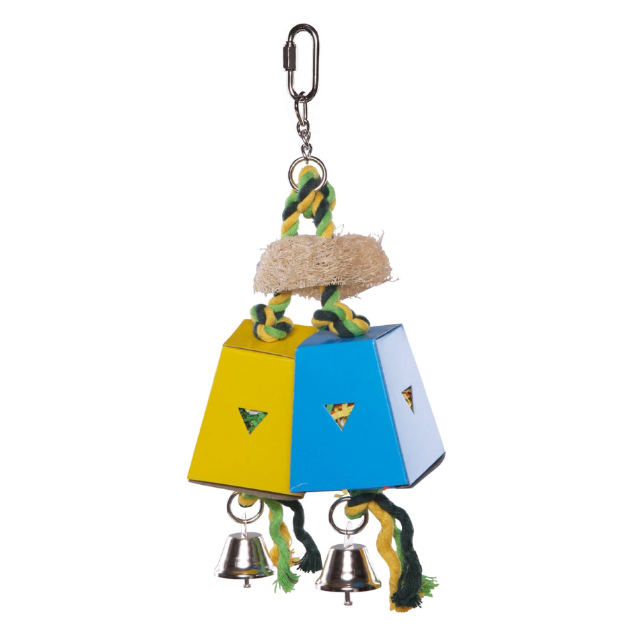 Bird Foraging Box Twin Parallel Cardboard 