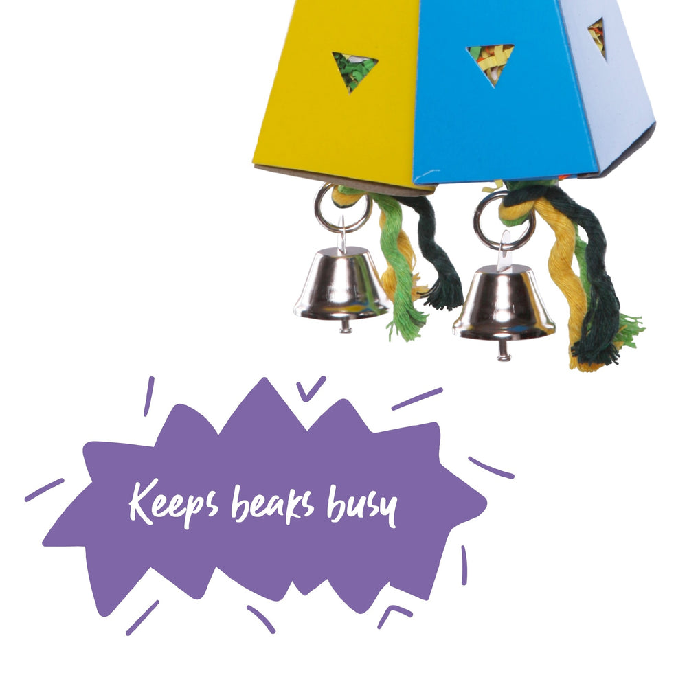Bird Foraging Box Twin Parallel Cardboard 