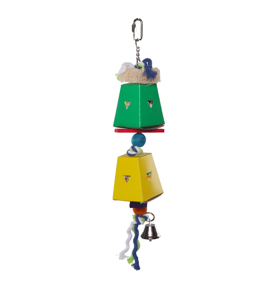 Bird Foraging Box Twin Hanging Cardboard 