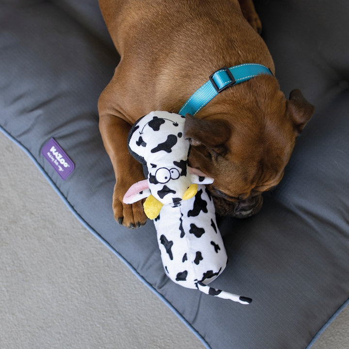 Kazoo Dog Toy Tough Cow [:medium]