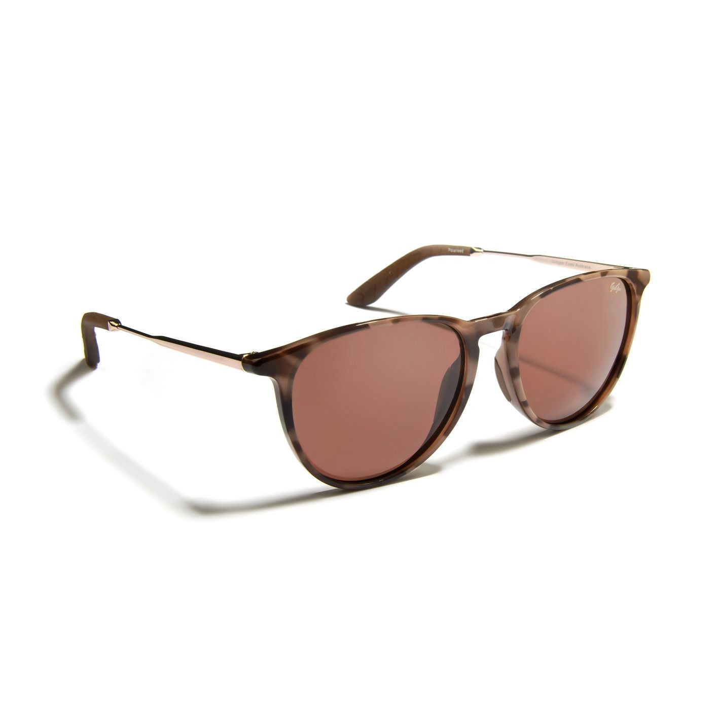 Sunglasses Gidgee Charisma Auburn Leopard Tortoise Frame & Rose Lens