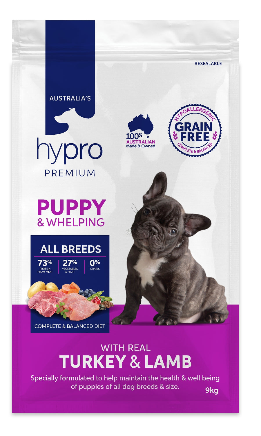 Hypro Premium Puppy Turkey & Lamb 9kg 