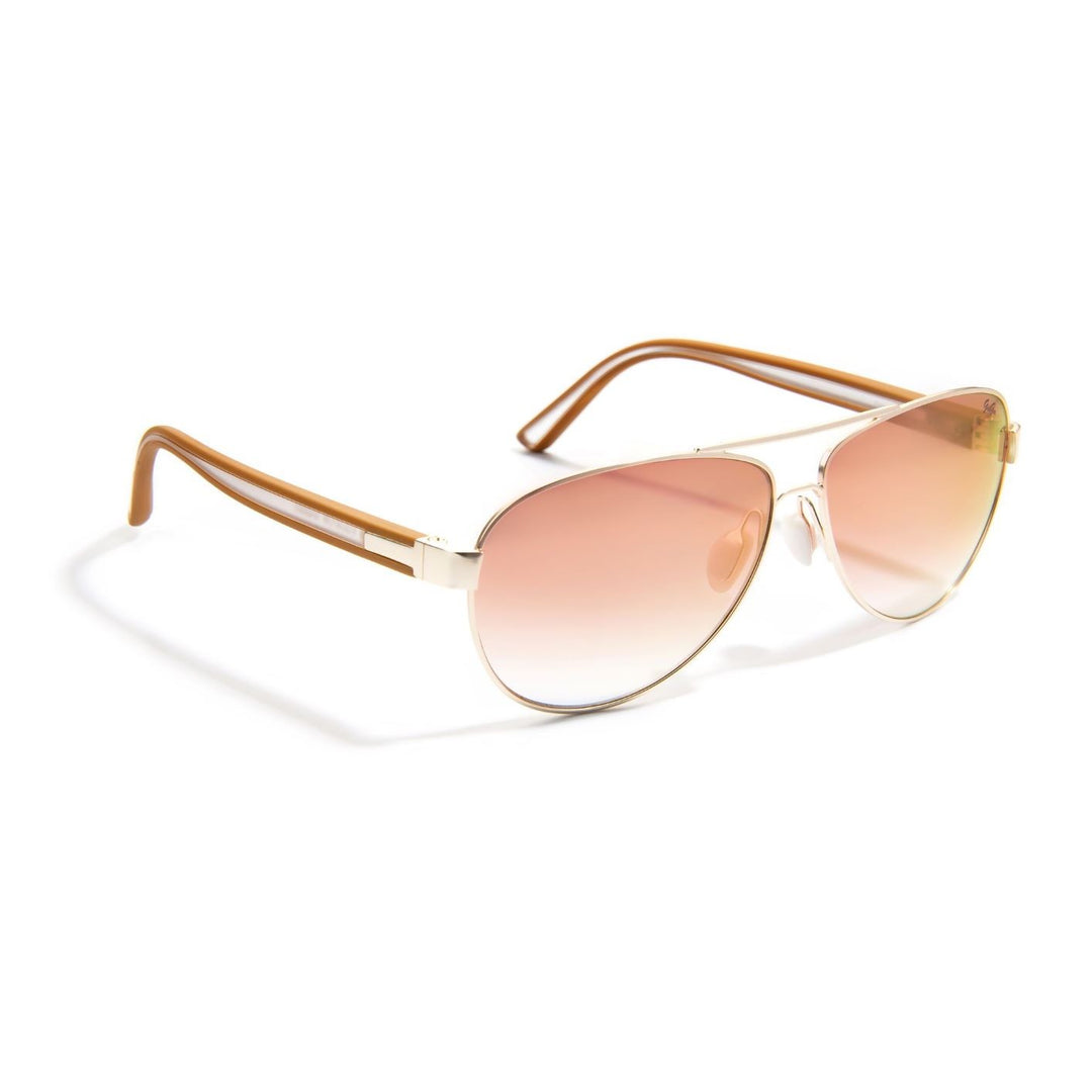 Sunglasses Gidgee Equator Gradient Sand Matt Gold Frame & Rose Lens