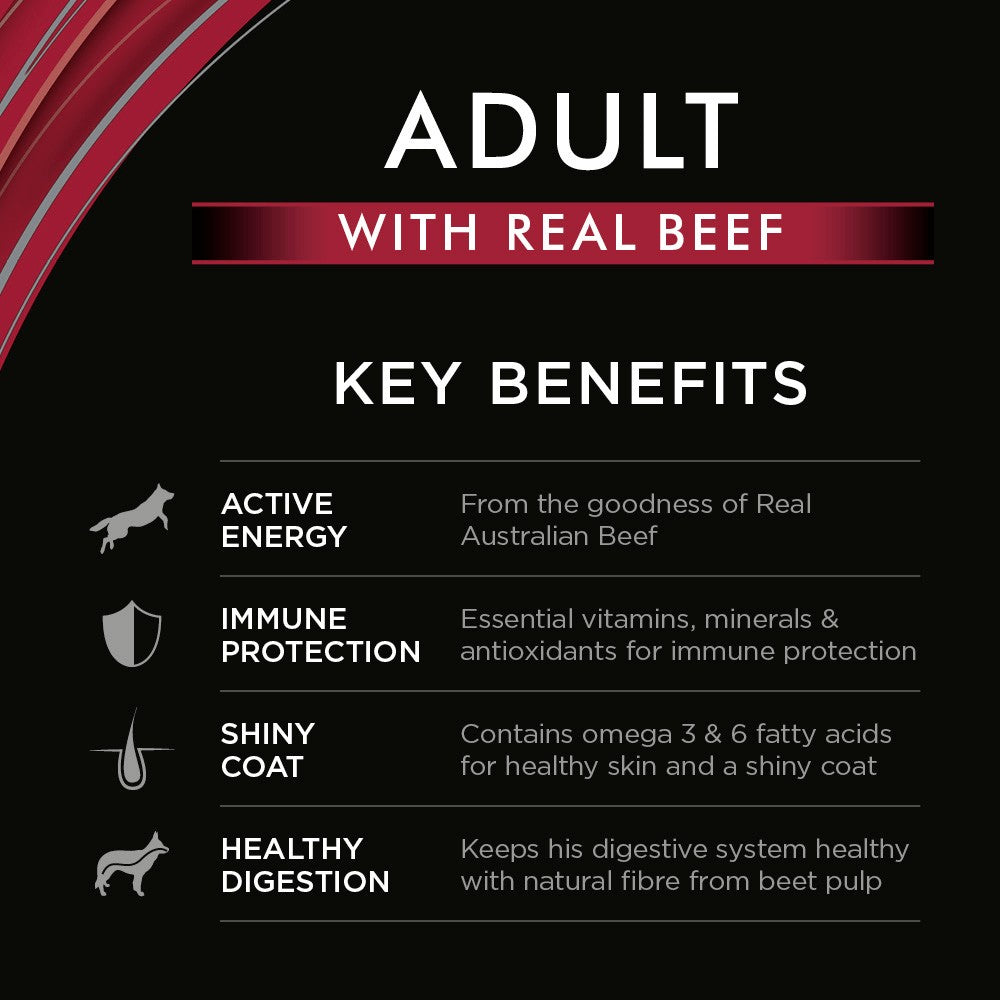 Supercoat Purina Dog Adult Beef 2.8kg