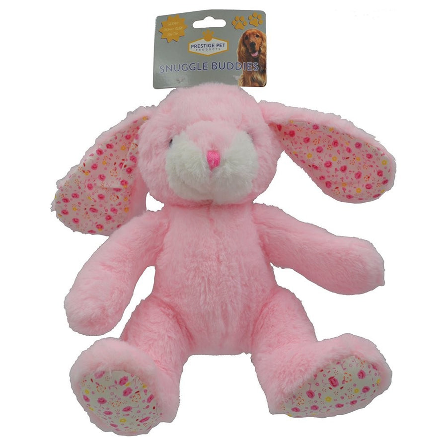 Prestige Pets Plush Snuggle Bunny 24cm Pink
