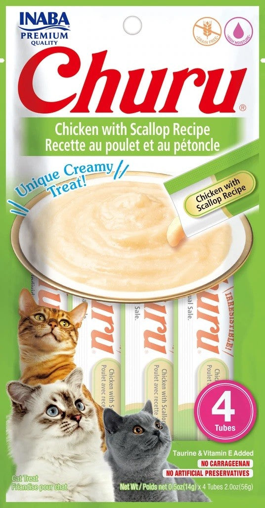 Treat Cat Inaba Churu Tube Chicken & Scallop