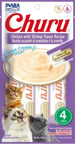 Treat Cat Inaba Churu Tube Chicken & Shrimp