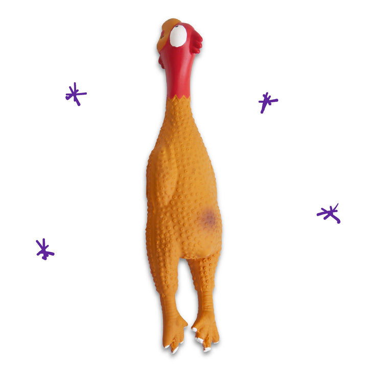 Kazoo Dog Toy Latex Chicken [:small]