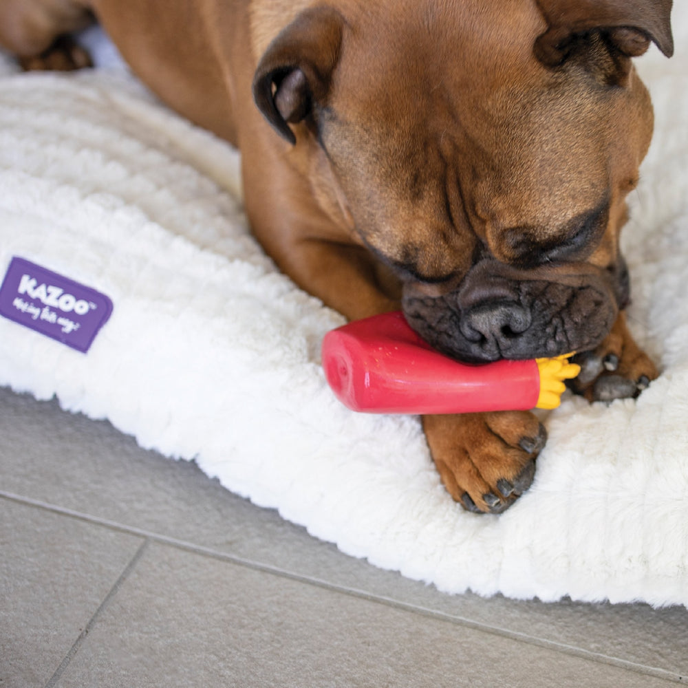 Kazoo Dog Toy Latex Fries Medium