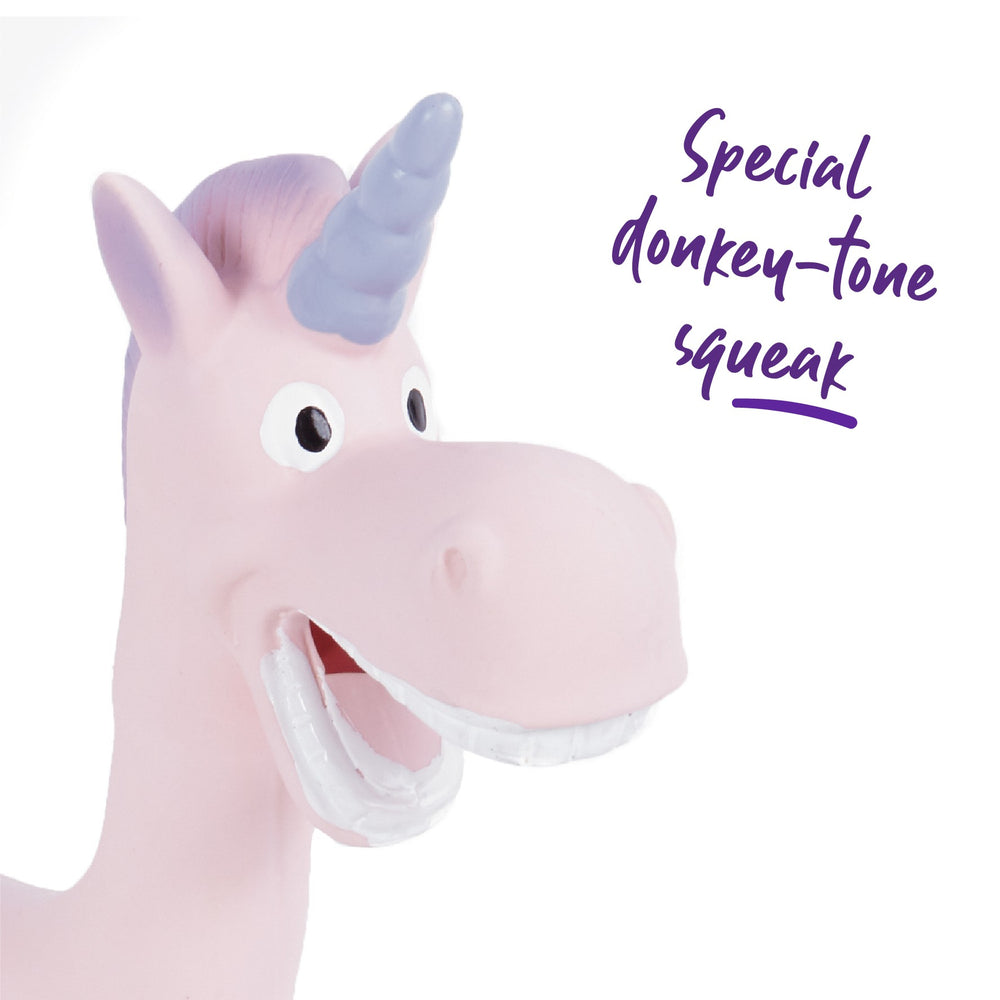 Kazoo Dog Toy Latex Unicorn Medium