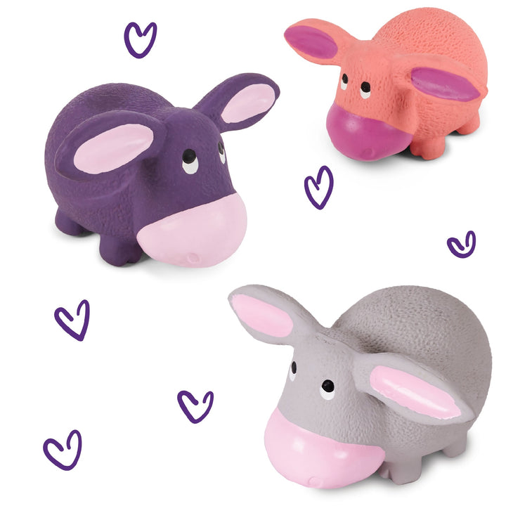 Kazoo Dog Toy Latex Donkey [:small]