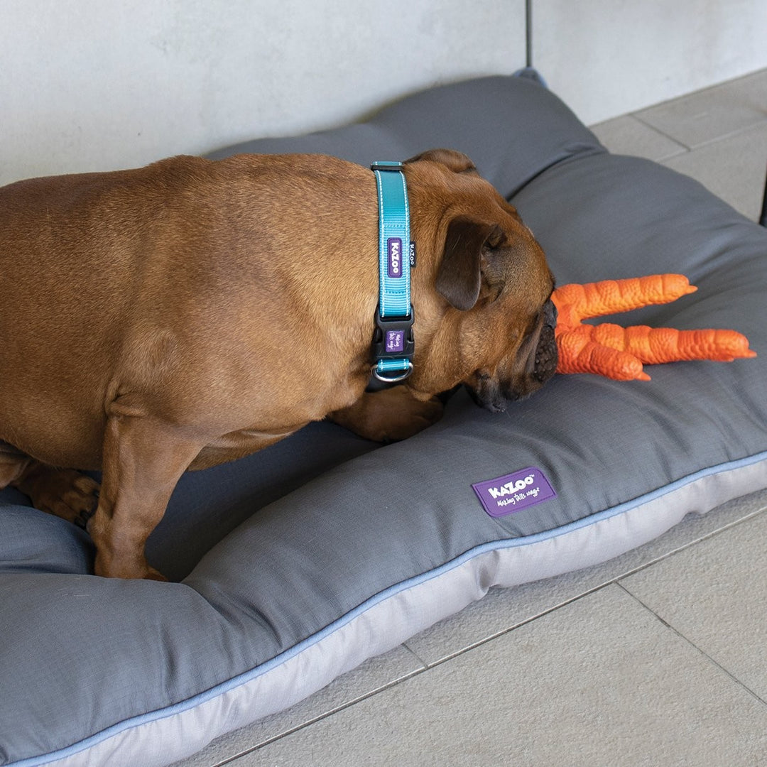 Kazoo Dog Toy Latex Chicken Foot Giant