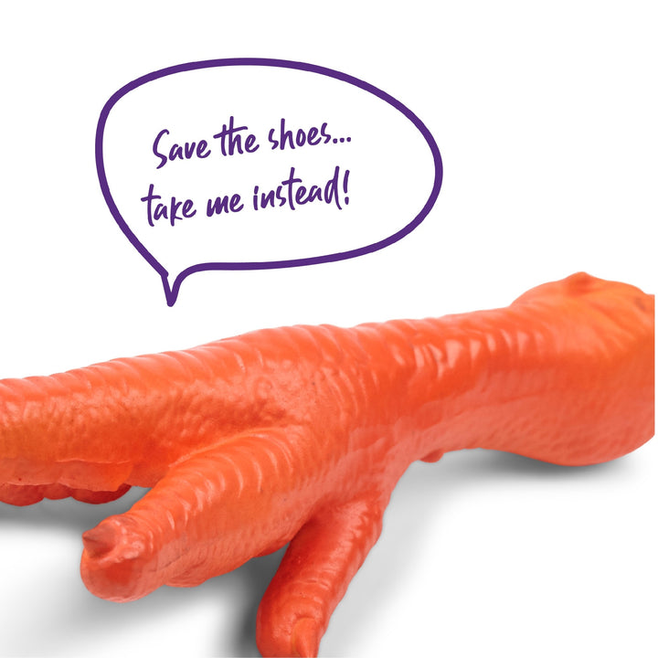 Kazoo Dog Toy Latex Chicken Foot Giant