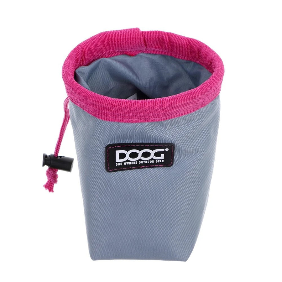 Doog Treat Pouch Grey & Pink Mini