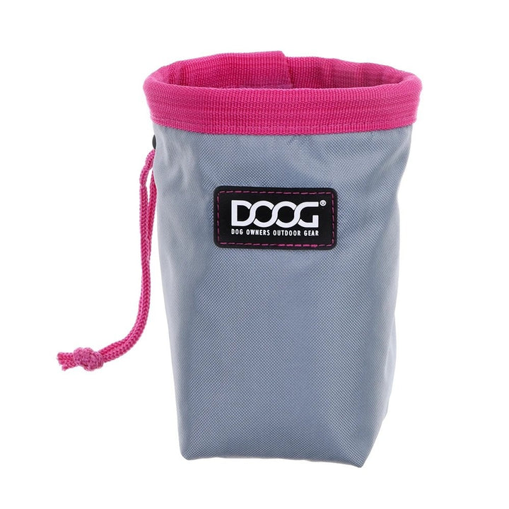 Doog Treat Pouch Grey & Pink Mini