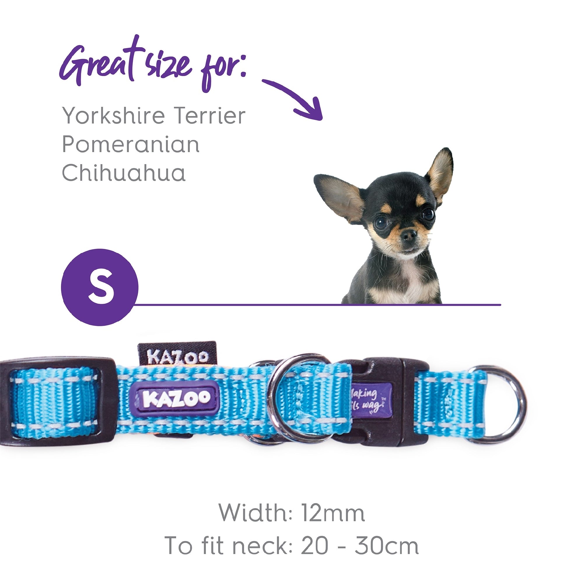 Kazoo Dog Collar Active Adjustable Ocean Sunrise [:extra Large]