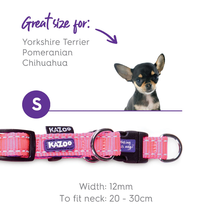 Kazoo Dog Collar Active Adjustable Bloom Burst [:extra Large]