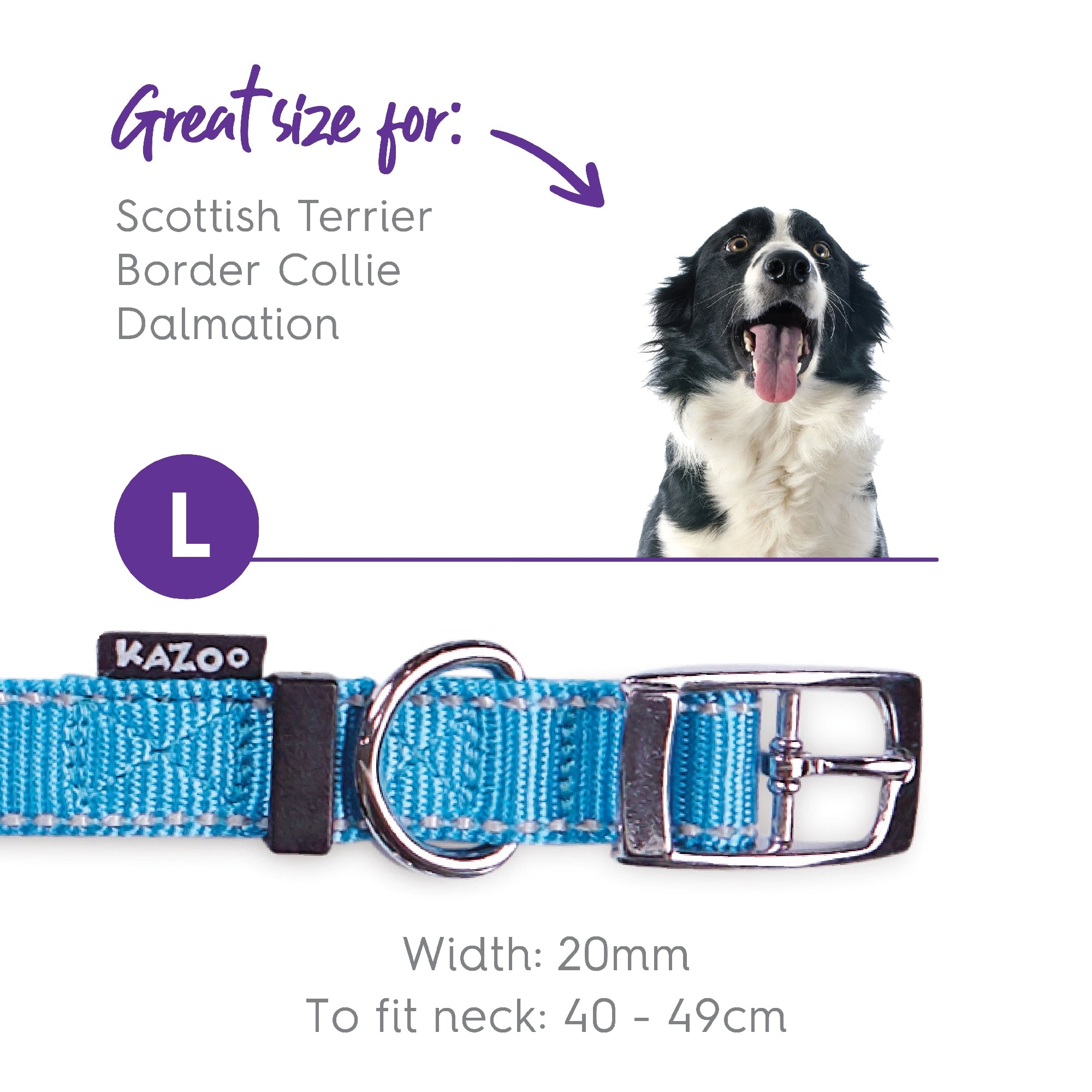 Kazoo Dog Collar Active Ocean Sunrise [:extra Large]