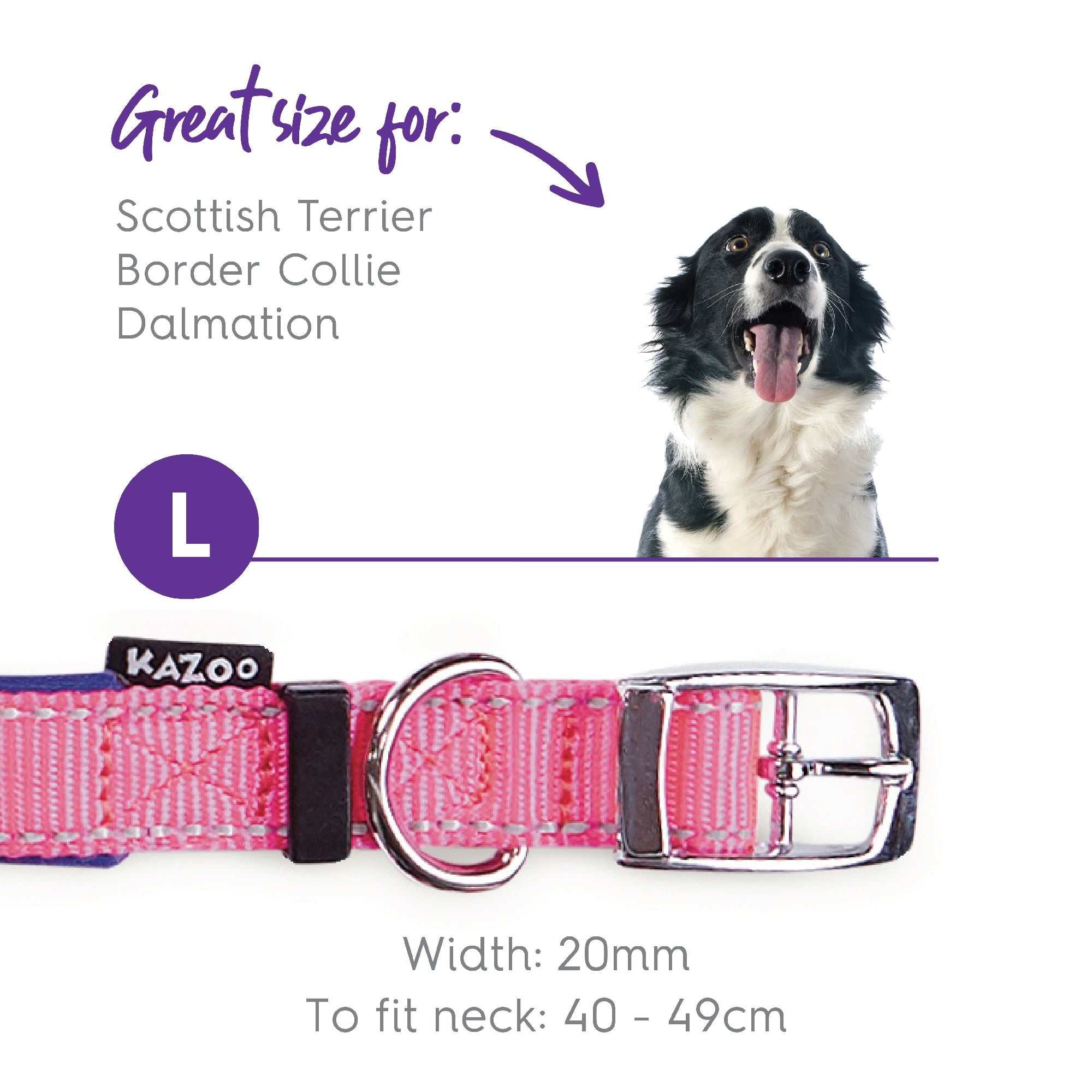 Kazoo Dog Collar Active Bloom Burst [:extra Large]
