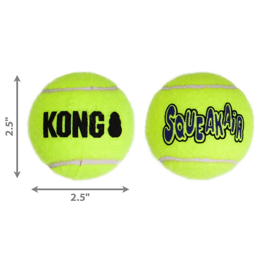 Kong Dog Toy Airdog Squeak Ball 6pack Medium