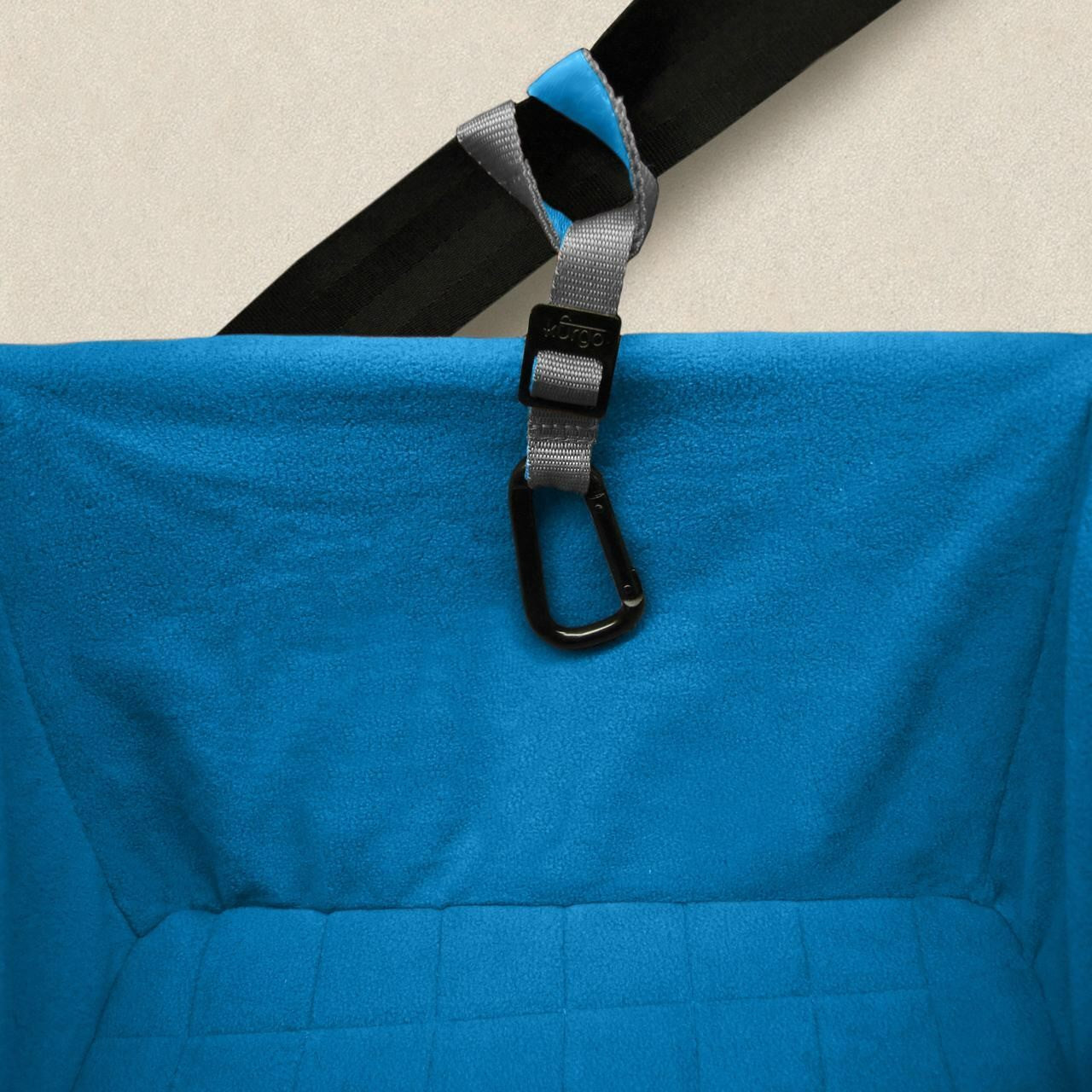 Car Booster Seat Kurgo Heather Charcoal Blue