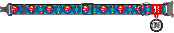 Waudog Dog Collar Superman Logo [:extra Small]